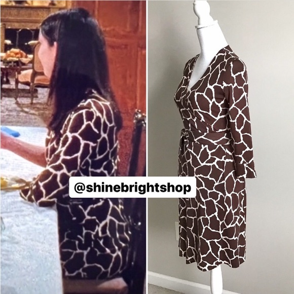 RARE Early 2000s Vintage Silk Wrap Dress ASO Lorelai Gilmore in Gilmore Girls - Picture 3 of 14